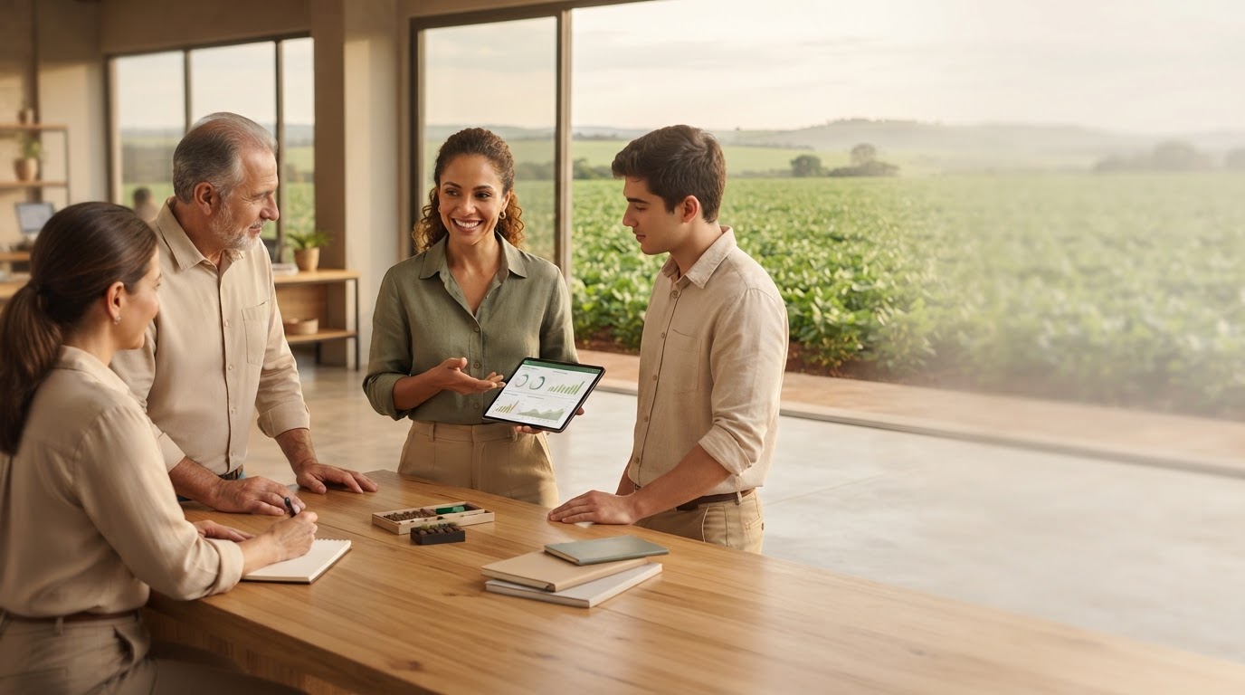 Signal Amrix 400 — home office tranquilo com luz natural, representando estabilidade financeira para freelancers